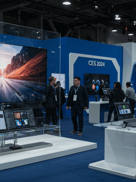 CES 2024 Unveils Cutting-Edge Tech Marvels Transparent TV, Dual-Screen Laptop, AI Robot, and More