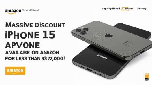 Massive Discount Alert iPhone 15 Available on Amazon for Less Than Rs 72,000!