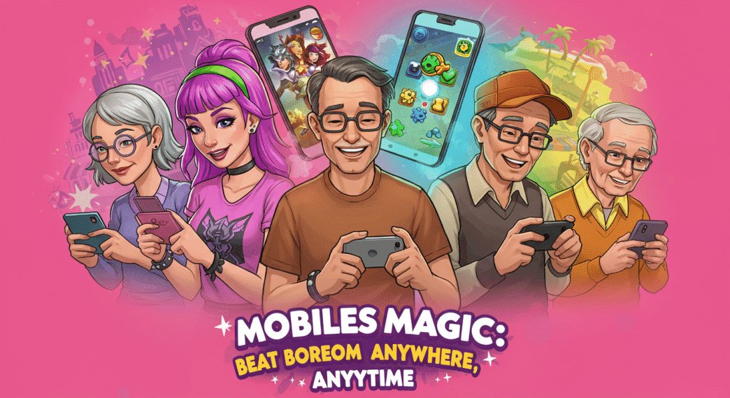 Mobile Games Magic Beat Boredom Anywhere, Anytime
