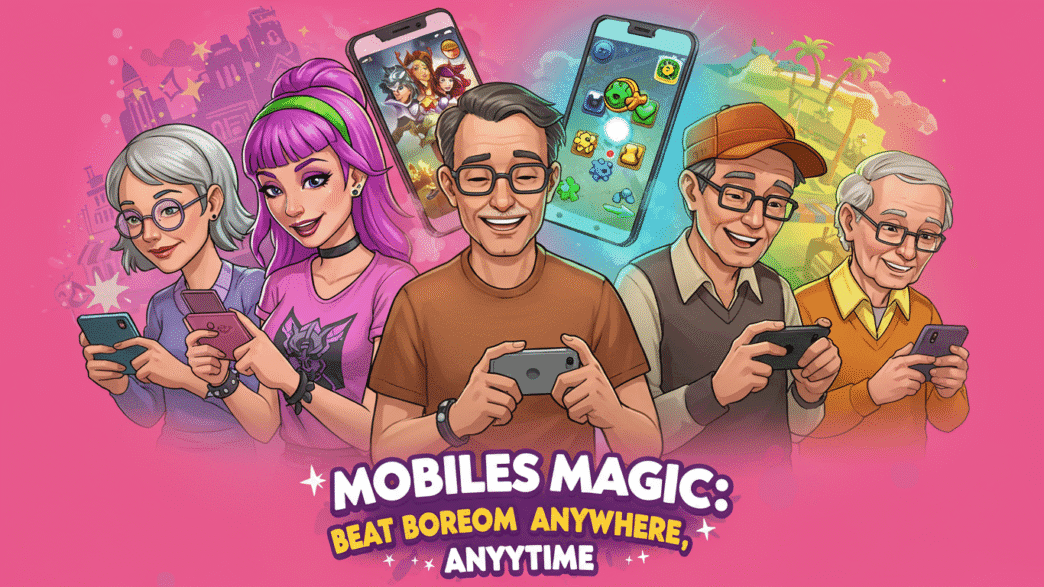 Mobile Games Magic Beat Boredom Anywhere, Anytime