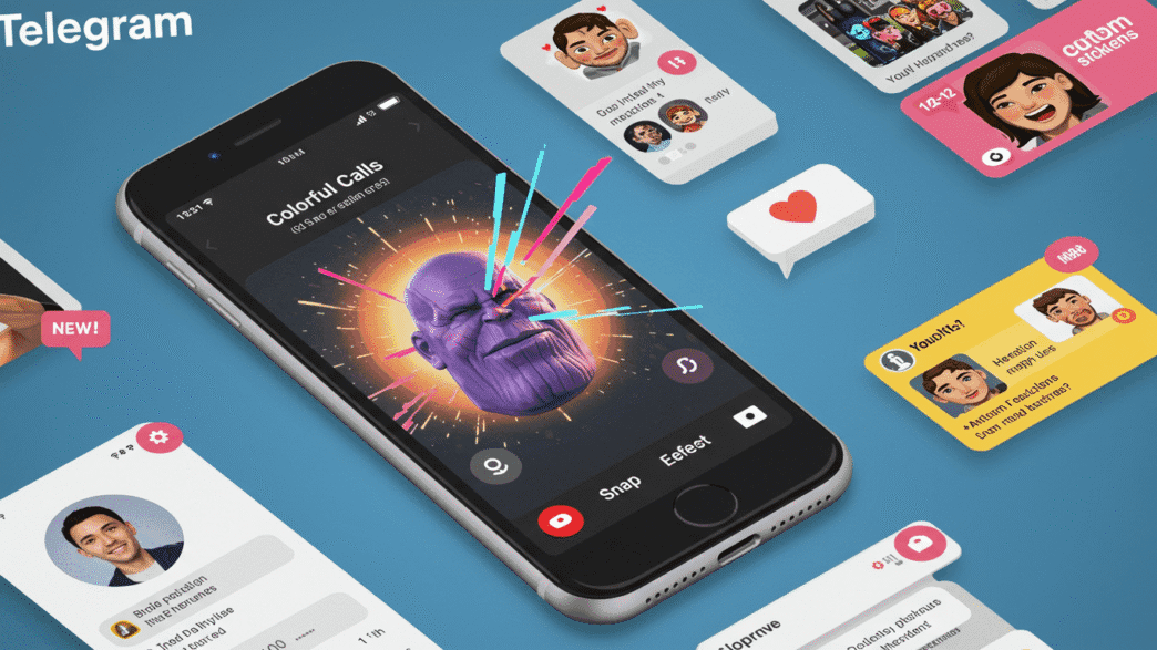 Telegram Unveils Colorful Calls, Thanos Snap Effect, and More Exciting Updates Telegram Unveils Colorful Calls, Thanos Snap Effect, and More Exciting Updates