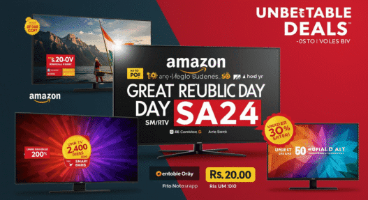 Unbeatable Deals Amazon Great Republic Day Sale 2024 Unleashes Smart TV Bargains Under Rs. 20,000