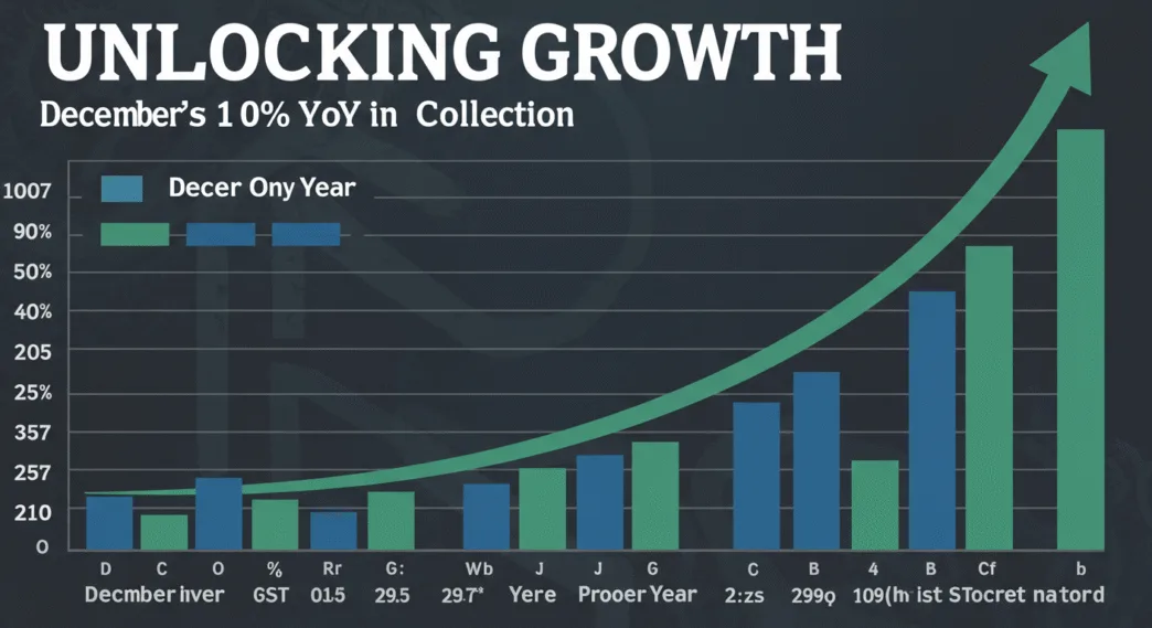 Unlocking Growth December's 10% YoY Rise in GST Collection