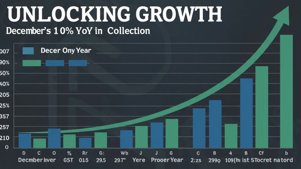 Unlocking Growth December's 10% YoY Rise in GST Collection