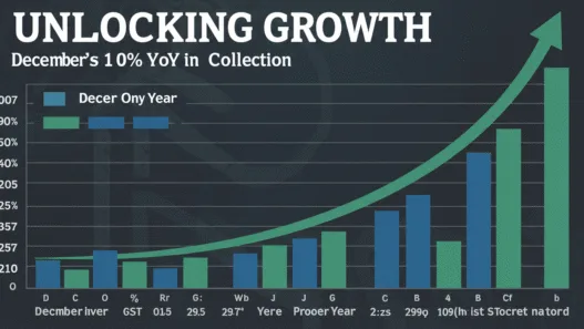 Unlocking Growth December's 10% YoY Rise in GST Collection