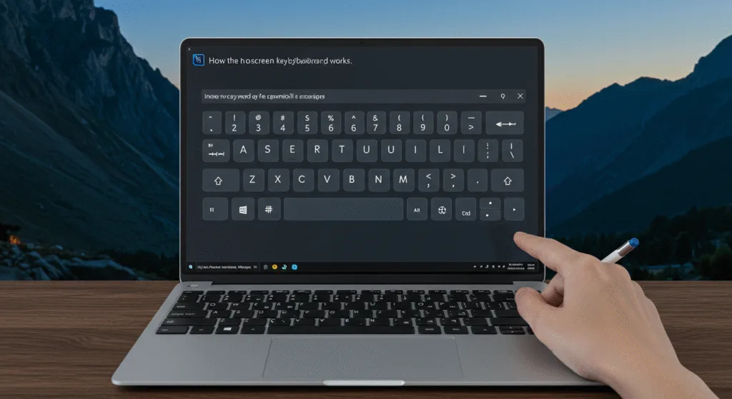 Where can I find the virtual keyboard in Windows 11 Where can I find the virtual keyboard in Windows 11