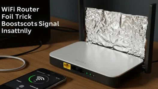 WiFi Router Foil Trick Boosts Signal Instantly