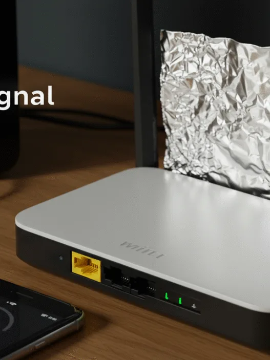 WiFi Router Foil Trick Boosts Signal Instantly