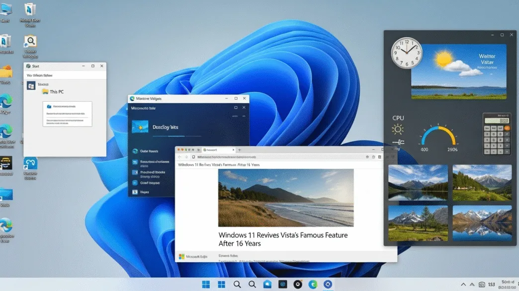 Windows 11 Revives Vista's Famous Feature After 16 Years Windows 11 Revives Vista's Famous Feature After 16 Years