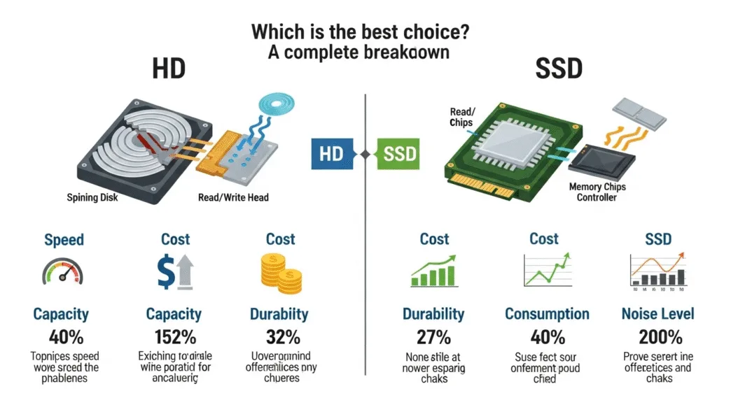 HDD vs SSD: Which is the best choice? A complete breakdown