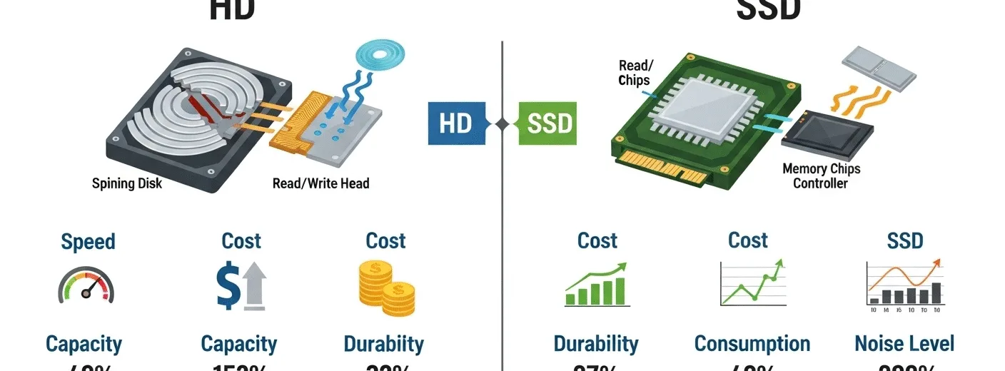 HDD vs SSD: Which is the best choice? A complete breakdown