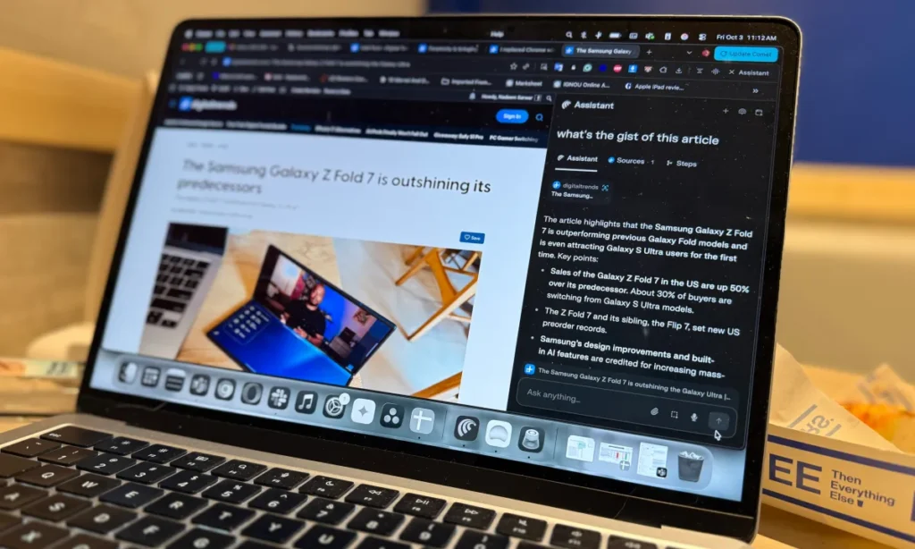 What makes Comet different the browser that does things for you