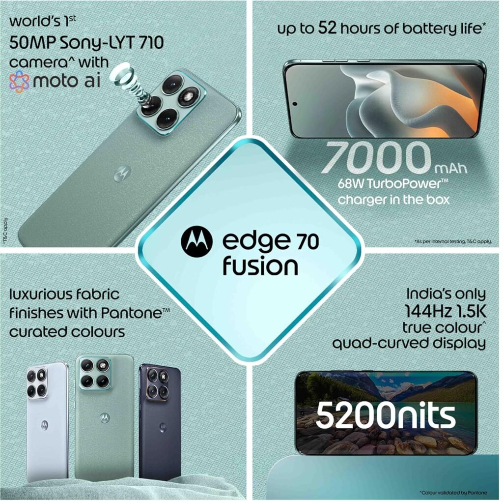 Motorola Edge 70 Fusion Hands-On Stunning Design & Insane Battery Tested 