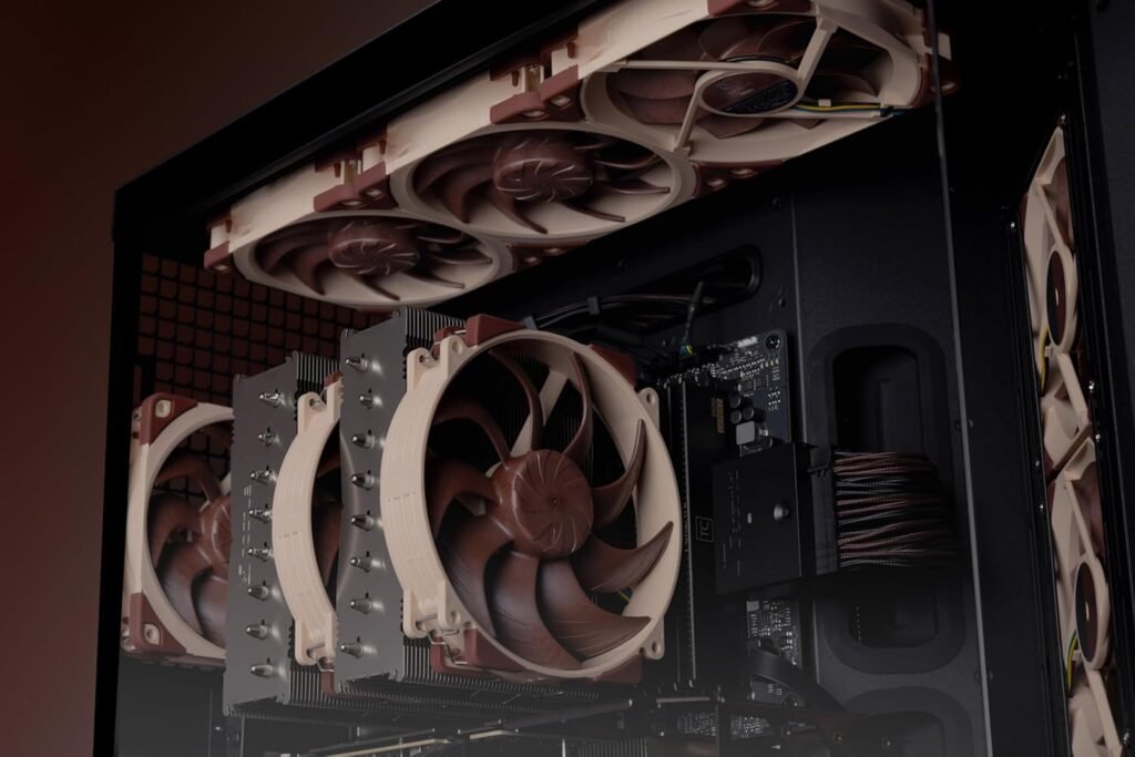 Noctua NF-A12x25 G2 Review: Real-World Performance and Noise Test Block and pump