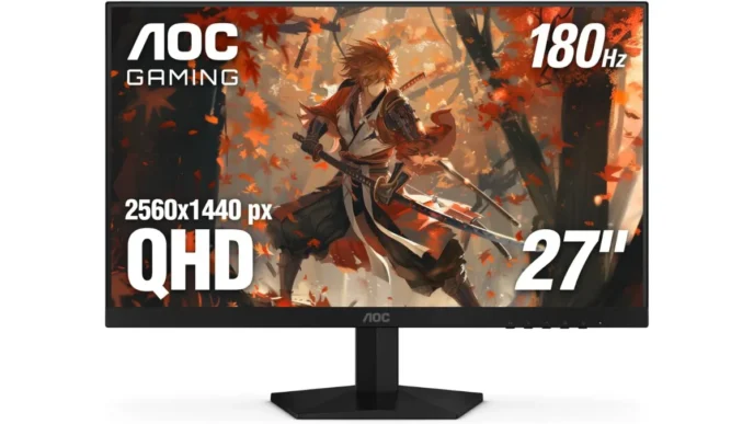 AOC 27-inch QHD 180Hz monitor