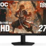 AOC 27-inch QHD 180Hz monitor