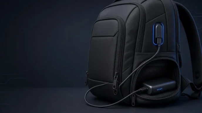 USB Port on Backpack